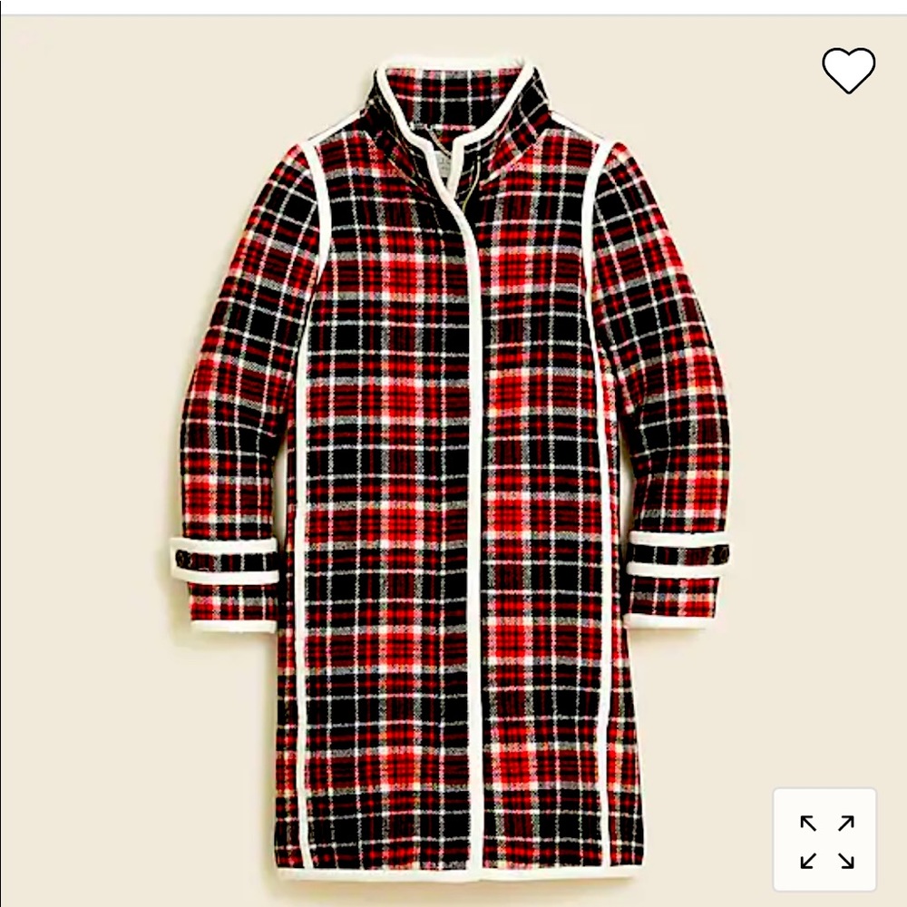 J crew Italian wool car coat never worn tags still attached